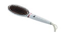 LAVIEL ヘアアイロン ブラシアイロン 海外対応 マイナスイオン 温度調節11段階 MAX200℃ ヘアケア 30分オートオフ機能 ホワイト LV-B01|詳細画像