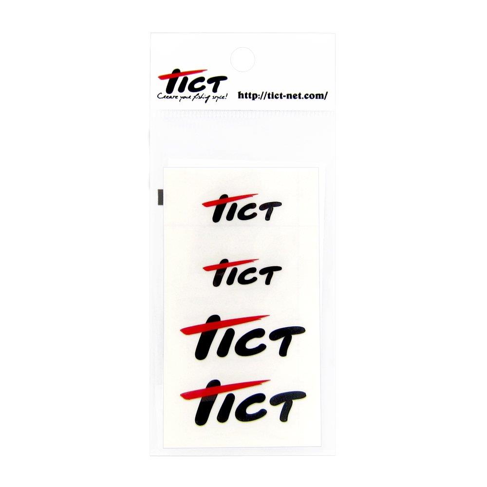 TICT(ティクト) カッティングステッカー TICTロゴ 小(ブラック)