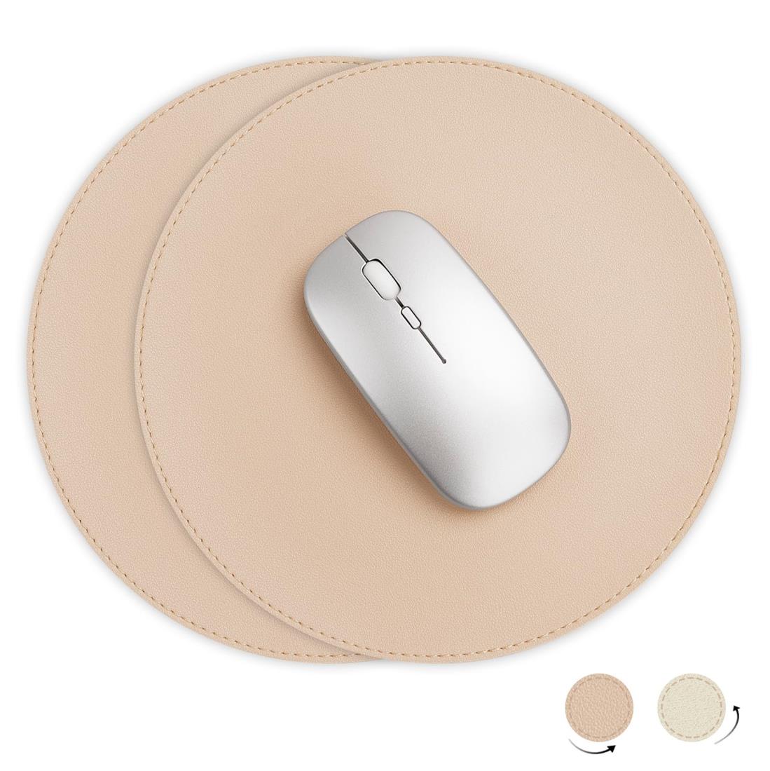 YSAGi マウスパッド PUレザー 埃 水防止 たくさんの色 滑り止め 薄型マウスパッド 耐久性良い 光学式マ..