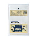 ジャパックス 業務用 ポリ袋 20L 重量物対応 透明 10枚 特厚 0.1mm PL210(3)