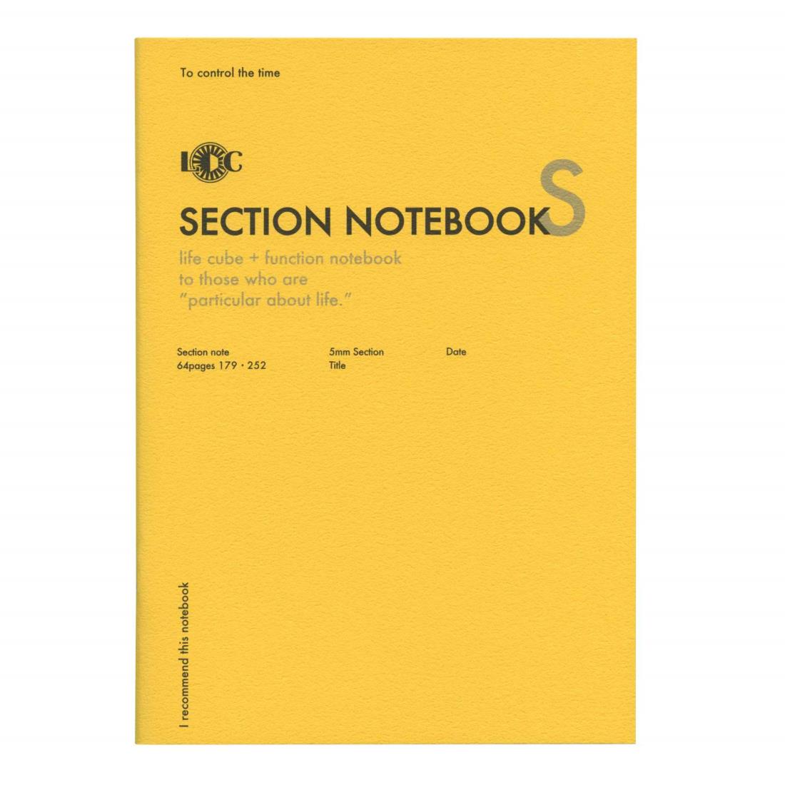 B5 ファンクションノート SECTION NOTEBOOK（方眼ノート）ユナイテッドビーズ LDN