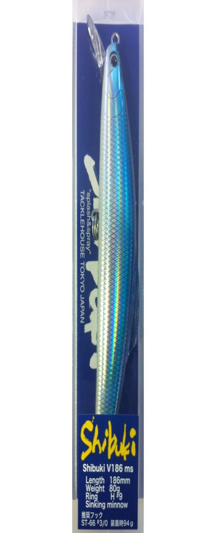 タックルハウス(Tacklehouse) ミノー シブキ ms 186mm 80g トビウオHG #04 V186ms ルアー