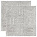 オカ(OKA) ジョイントキッチンマット ピタプラス 2枚 約60cm×60cm グレー (洗える 吸着 すべり止め)