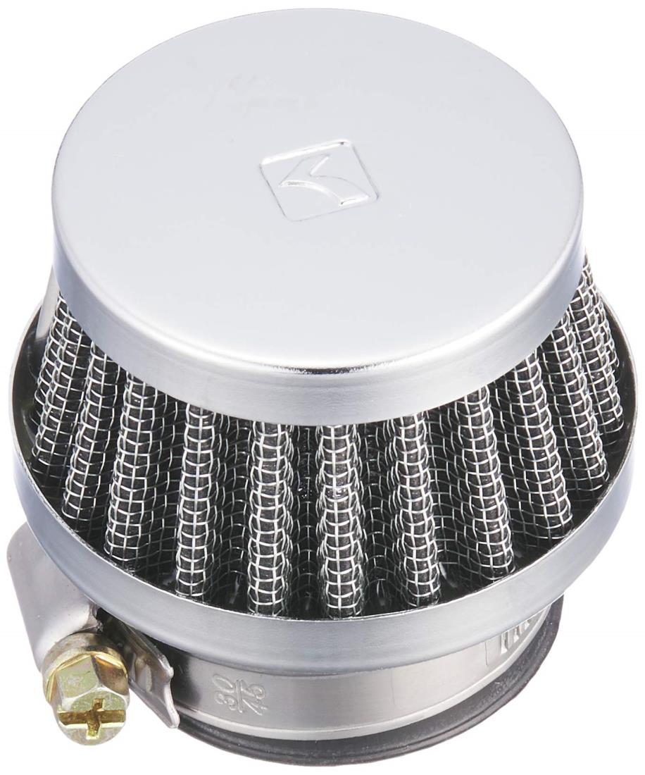 キタコ(KITACO) パワーフィルター(φ32/ストレート) 汎用 クロームメッキ 515-0000320