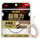 3M 両面テープ 超強力 多用途 幅12mm 長さ4m スコッチ SPG-12 セミロング プレミアゴールド