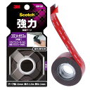 3M スコッチ 強力両面テープ フロントガラス用 黒 12mm×1.5m KCW-12R