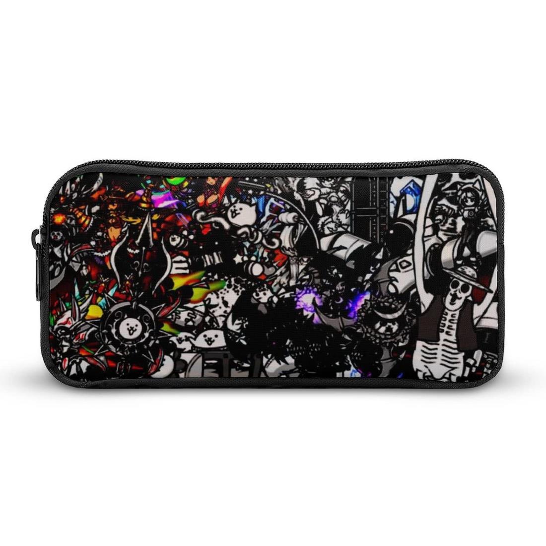 ねこ ペンケース カスタマイズ 筆入れ 大容量 ふでばこ 通学 文具収納 旅行 通学 ペンを包んで