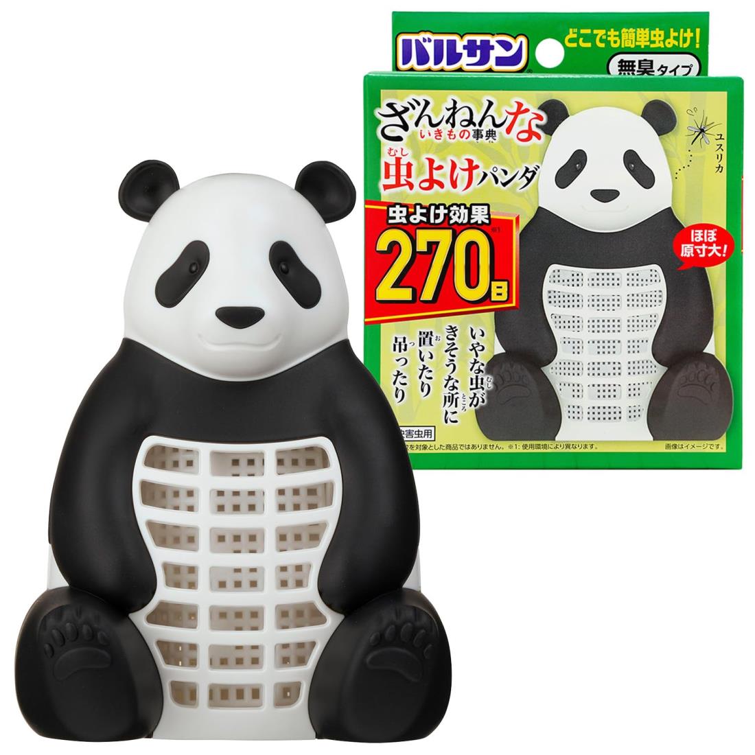 バルサン 虫よけ パンダ (ざんねんないきもの事典) / 吊下げ ・ 置き 両用/虫よけ効果 約27