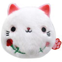ねこだんご 花ねこだんご カーネーション ぬいぐるみ 高さ7cm