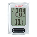 キャットアイ(CAT EYE) サイクルコンピュータ VELO WIRELESS+ CC-VT235W ベロワイヤレスプラス ホワイト 自転車用速度計 雨天時も使用可能 生活防水 バックライト 時刻 消費カロリー 日本語説明書付き