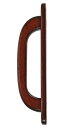 和気産業(Waki Sangyo) 座付 木製ハンドル 取っ手 引き出し ドア 家具 ローズ 全長120mm TW-391