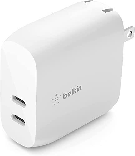 Belkin USB充電器 40W デュアルUSB-C(20W x 2) PD3.0 急速充電対応 ホワイト WCB006dqWHJP Belkin USB充電器 40W デュアルUSB-C(20W x 2) PD3.0 急速充電対応 ホワイト WCB006dqWHJP