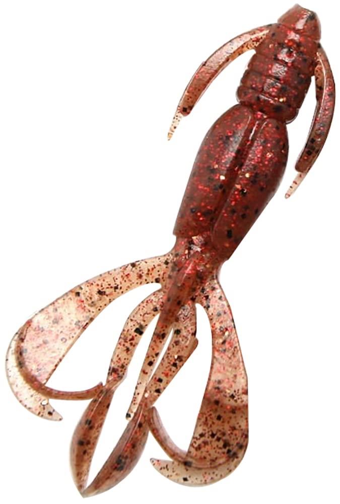 ケイテック(Keitech) クレイジーフラッパー 2.4インチ #519 エビミソレッドコパー