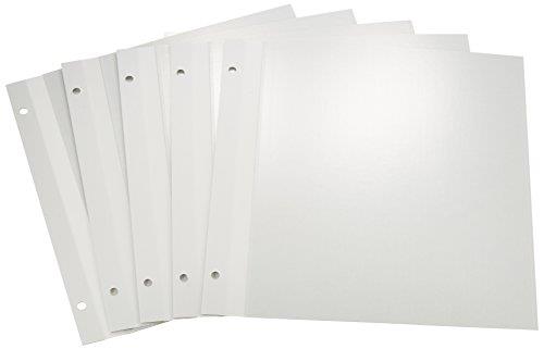 ナカバヤシ フエルアル バム替台紙 デミサイズ 白5枚セット ア-DPR-5-WL