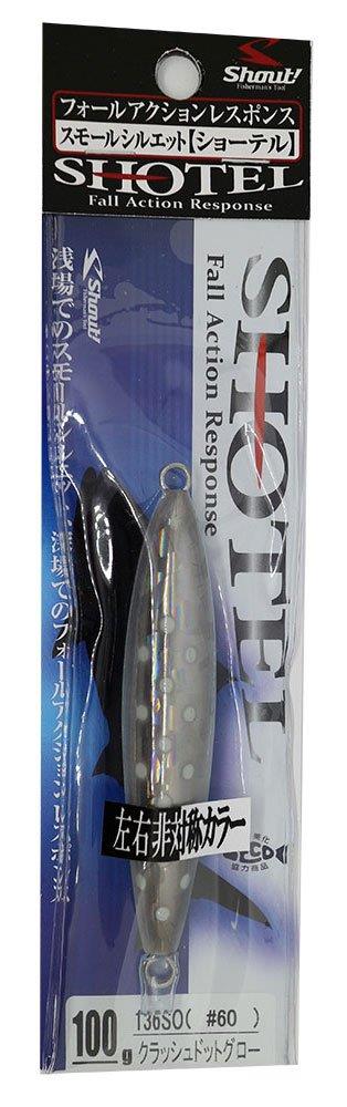 シャウト(shaut!) メタルジグ ショーテル 100g クラッシュドットグロー #60 136SO ルアー
