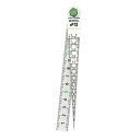 新潟精機 SK 日本製 プラスチックテーパーゲージ 快段目盛 直尺付 1-15mm 800SWKD