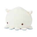 りぶはあと ボルスター マシュマロアクアミエ イカ (全長約17cm) ぬいぐるみ 腰当て 28209-10