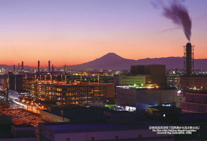 キューティーズ 300ピース ジグソーパズル 日本の都市50 神奈川県川崎市東扇島から見る富士山 (26x38cm)