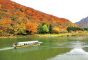 300ピース ジグソーパズル 日本の都市22 山形県最上郡紅葉の最上川舟下り (26x38cm)