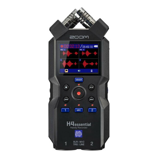 ZOOM ズーム H4essential ハンディレコーダー ブラック 黒 32bitフロート4トラック仕様タイムコード ポッドキャスト 楽器演奏 ASMR インタビュー アクセシビリティ機能 ZOOM ズーム H4essential ハンディレコーダー ブラック 黒 32bitフロート4トラック仕様タイムコード ポッドキャスト 楽器演奏 ASMR インタビュー アクセシビリティ機能