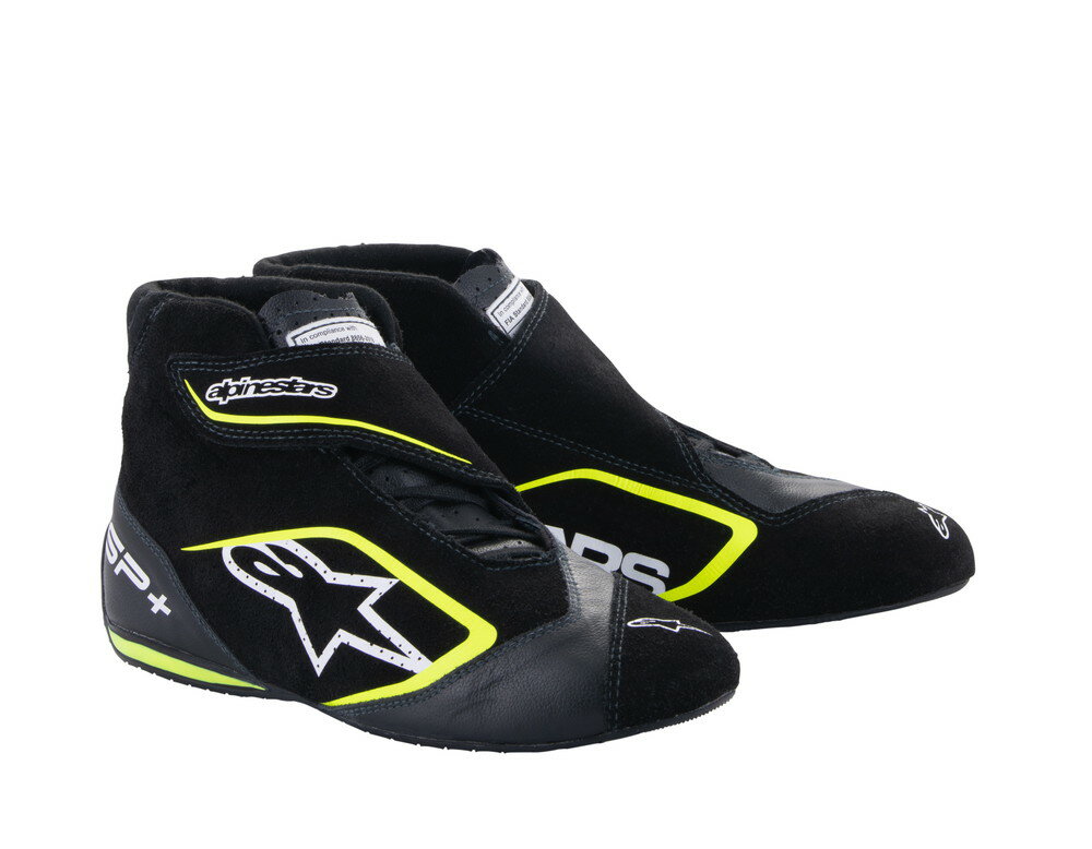 alpinestars(アルパインスターズ)　SP +? SHOES BLACK YELLOW FLUO サイズ：7.5 品番：2710723-155-7.5