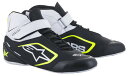 alpinestars(アルパインスターズ)　TECH-1 K V2 KART SHOES BLACK WHITE YELLOW FLUO サイズ：7.5 品番：2712022-125-7.5