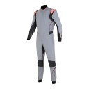 alpinestars(アルパインスターズ)　HYPERTECH V3 SUIT MID GRAY BLACK FLUO RED サイズ：56 品番：3350224-9114-56