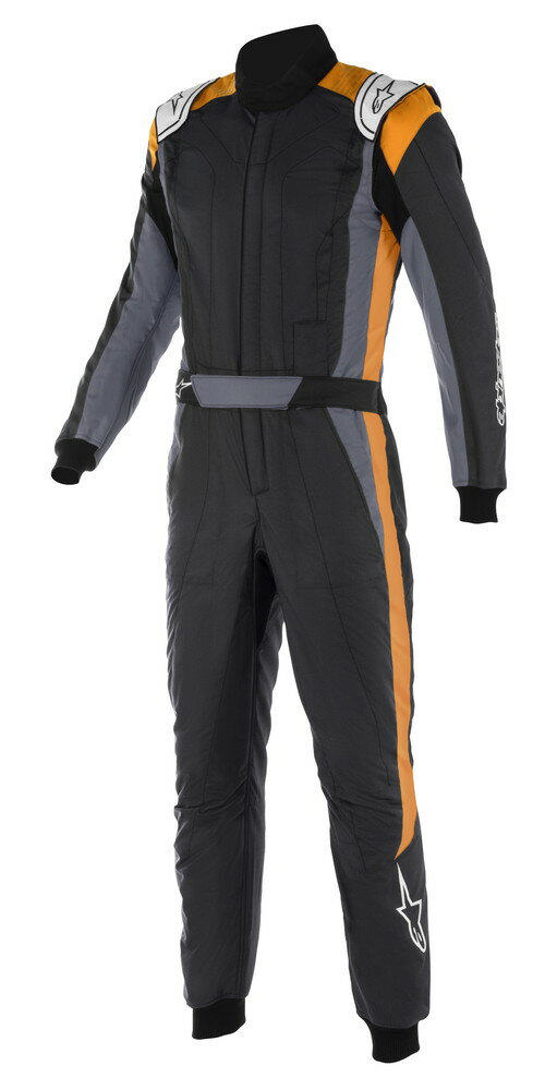 alpinestars(アルパインスターズ) GP PRO COMP V2 SUIT BLACK ASPHALT ORANGE FLUO サイズ：50 品番：3352022-1204-50