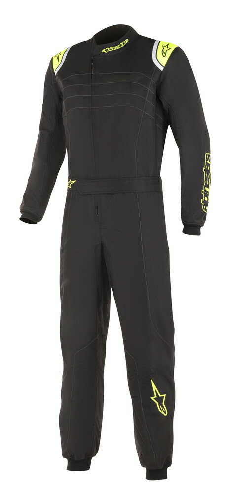 alpinestars(アルパインスターズ)　KMX-9 KART SUIT BLACK YELLOW FLUO サイズ：40 品番：3356024-155-40