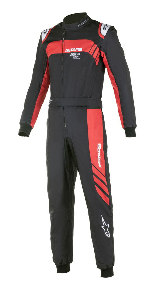 alpinestars(アルパインスターズ)　KMX-9 V3 GRAPHIC3 KART SUIT BLACK RED サイズ：60 品番：3356424-13-60