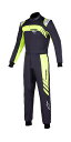 alpinestars(アルパインスターズ)　KMX-9 V2 S GRAPHIC 3 KART SUIT BLACK YELLOW FLUO サイズ：130 品番：3356922-155-130