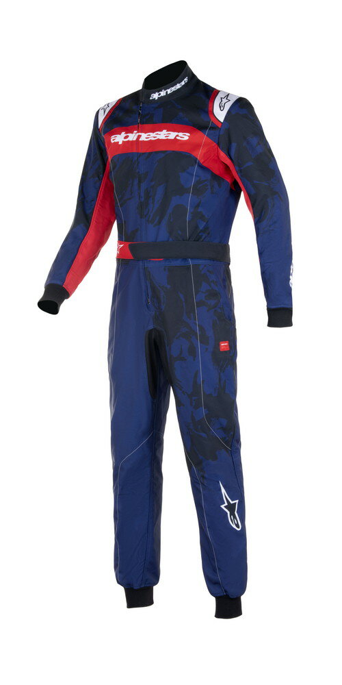 alpinestars(アルパインスターズ)　KMX-9 V3 GRAPHIC5 KART SUIT NAVY RED サイズ：44 品番：3358024-7138-44