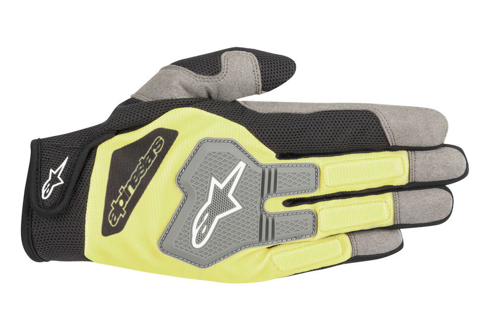 alpinestars(アルパインスターズ)　ENGINE OTHER GLOVES BLACK YELLOW FLUO 【サイズXL】 品番：3552519-155-XL