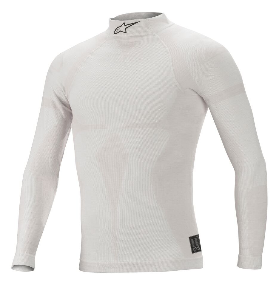 alpinestars(アルパインスターズ)　ZX TOP EVO V2 UNDERWEAR WHITE GRAY サイズ：XS/S 品番：4755020-201-XS/S