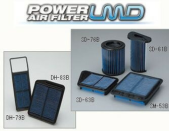 BLITZ(ブリッツ) パワーエアフィルター LMD 日産 マーチ YK12 2005/08- HR15DE [エアクリ・エアクリーナー・純正交換タイプ] 59556