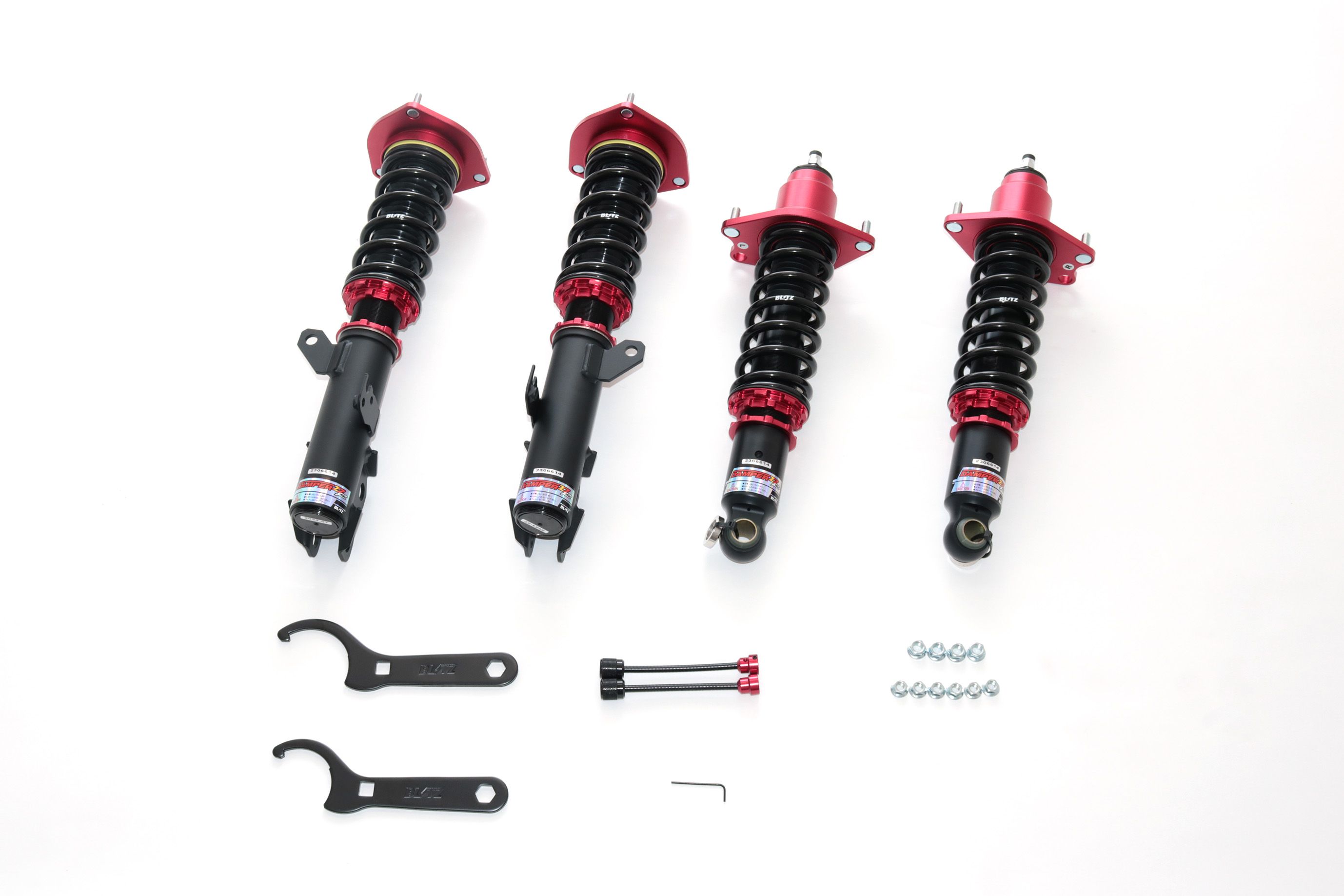 [個人宅配送可能]BLITZ(ブリッツ) 車高調キット ZZ-R トヨタ カローラフィールダー NZE141G/ZRE142G 06/10-12/05 品番：92461