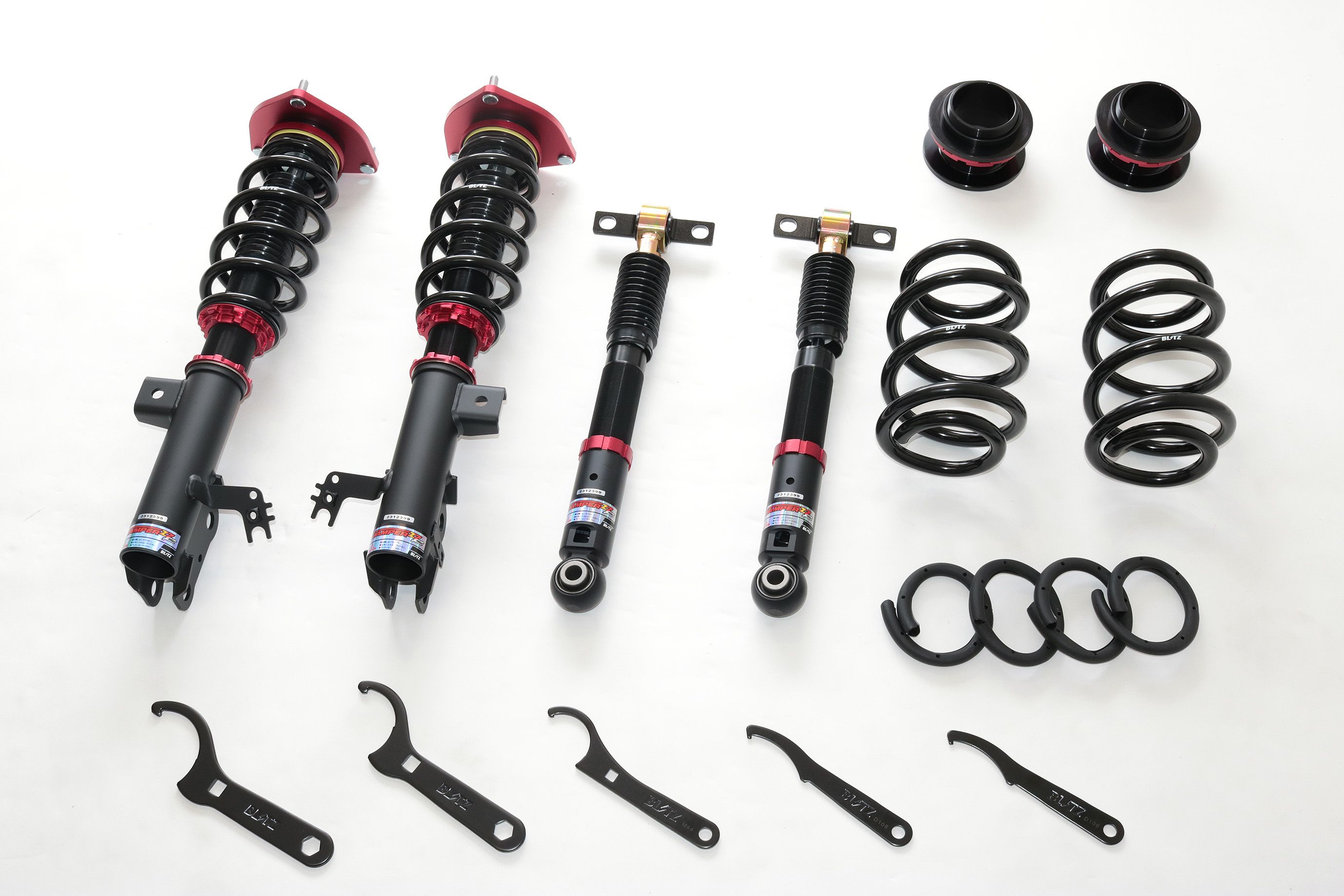 [個人宅配送可能]BLITZ(ブリッツ) 車高調キット ZZ-R トヨタ ヴェルファイア TAHA40W/TAHA45W 23/06- 品番：92645