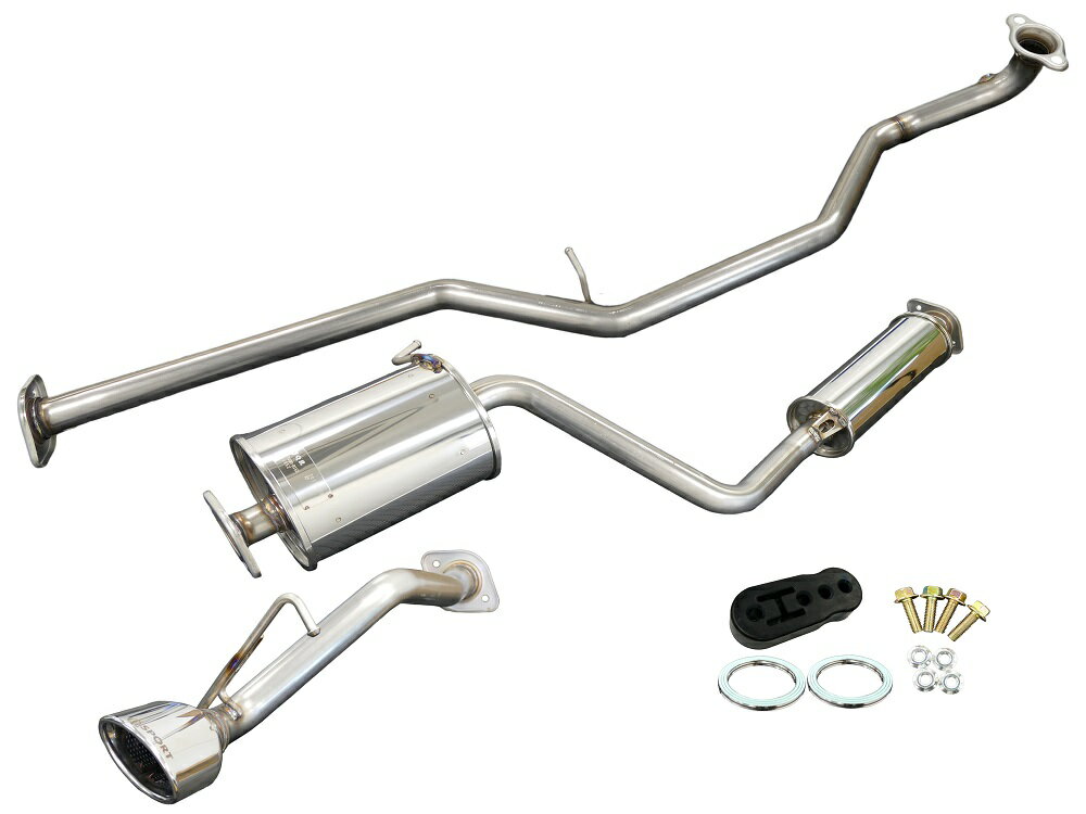 D-SPORT(ディースポーツ) スポーツマフラー Type3 【エッセ L235S FF・5MT車専用】 品番：17400-B153