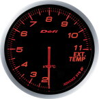 Defi(デフィ) デフィリンクメーター アドバンスBF 排気温度計 汎用 アンバーレッド Φ60 200℃～1100 品番：DF10602