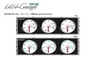 Defi(デフィ) DIN Gauge Style98 Hommage 3連メーター 白文字板/赤指針【ブルーグリーン照明】 品番：DF14406