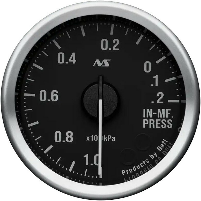 Defi(デフィ) Linkメーター ADVANCE RS2 インマニ計（負圧計）【52Φ 80sグリーン照明／文字板ブラック】 品番：DF20601