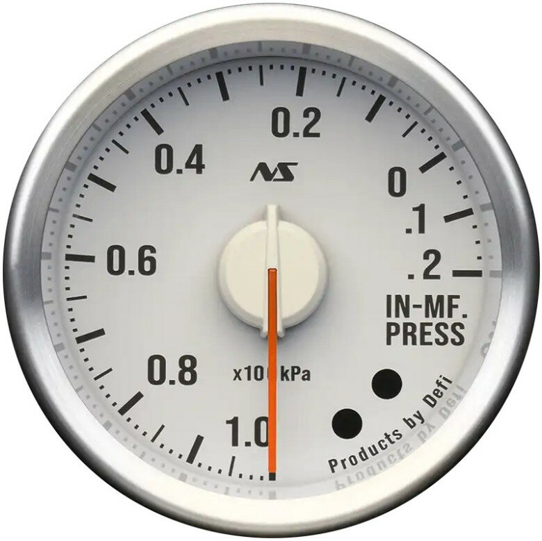 Defi(デフィ) Linkメーター ADVANCE RS2 インマニ計（負圧計） 【52Φ 80sグリーン照明／文字板ホワイト】 品番：DF20603