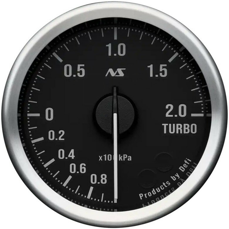 Defi(デフィ) Linkメーター ADVANCE RS2 ターボ計 【60Φ 70sホワイト照明／文字板ブラック】 品番：DF21202