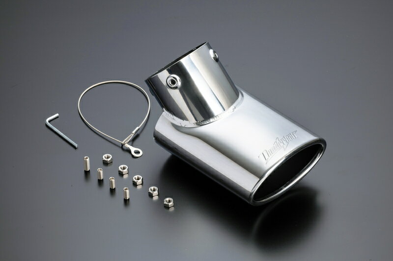 Genb(玄武) EX.テールフィニッシャー [ポリッシュドクローム] 品番：ETF01CP