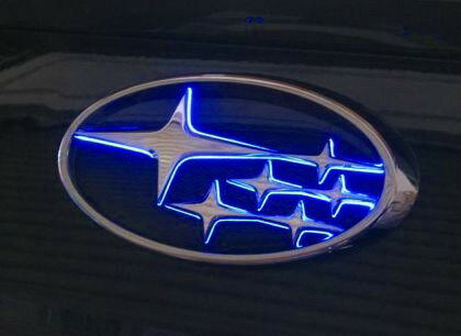ジュナック LEDトランスエンブレム(一台分) レガシィB4 BM9 2009/05- 品番：LTES1/LTES3