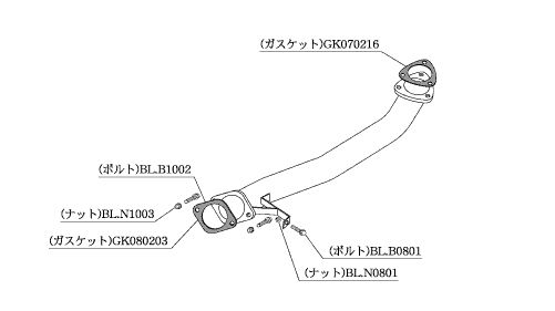 柿本 改 フロントパイプ Standard 日産 シーマ E-FHY33 96/6-98/9 品番：NF304