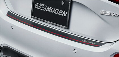 MUGEN(無限) リアバンパーステップデカール ブラック×レッド シビック FL1/FL4 24/09- 品番：08F34-XNRD-K0S0