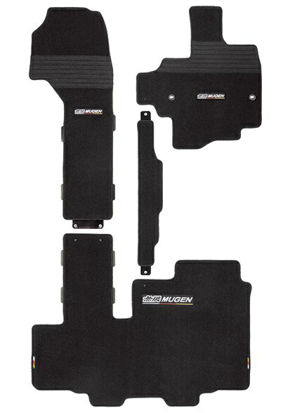 MUGEN(無限) スタンダードセット ブラック 無限エンブレム付バイザー スーパースライドシート用 N BOXカスタム JF3/JF4 20/12- 品番：61100-XNHC-K3S0-BK