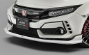 MUGEN(無限) フロントアンダースポイラー クリスタルブラック・パール シビック FK8 20/10- ※配送先条件あり 品番:71110-XNCF-K0S0-CB(2)