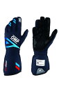 OMP ONE EVO FX GLOVE ネイビーブルー/シアン【サイズ M】(レーシンググローブ) 品番:IB0-0773-A01-244-M